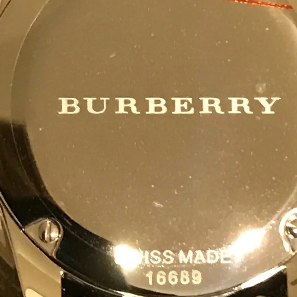 Men's BU10008 Check Stamped Round Dial Watch, 40mm